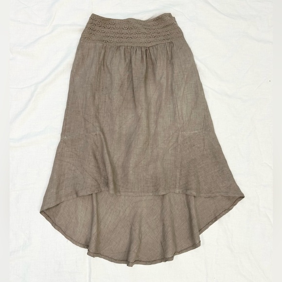 Elissia Europe Linen Skirt Made in Italy - Picture 2 of 10